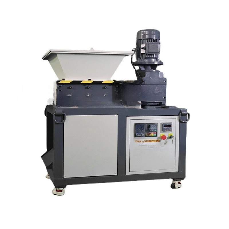 

Document waste paper crusher, metal electronic waste, computer hard disk, laptop, double shaft small shredder box