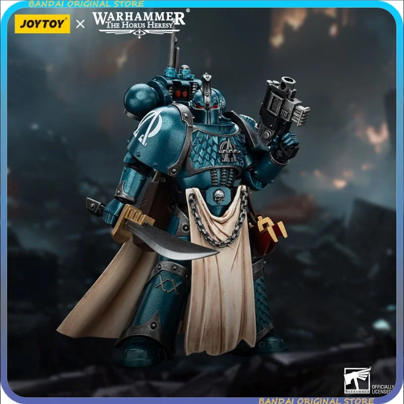 

【IN STOCK】JOYTOY WARHAMMER The Horus Heresy Alpha Legion Legion Praetor with Power Sword 1:18 Action Figure Model Collector's