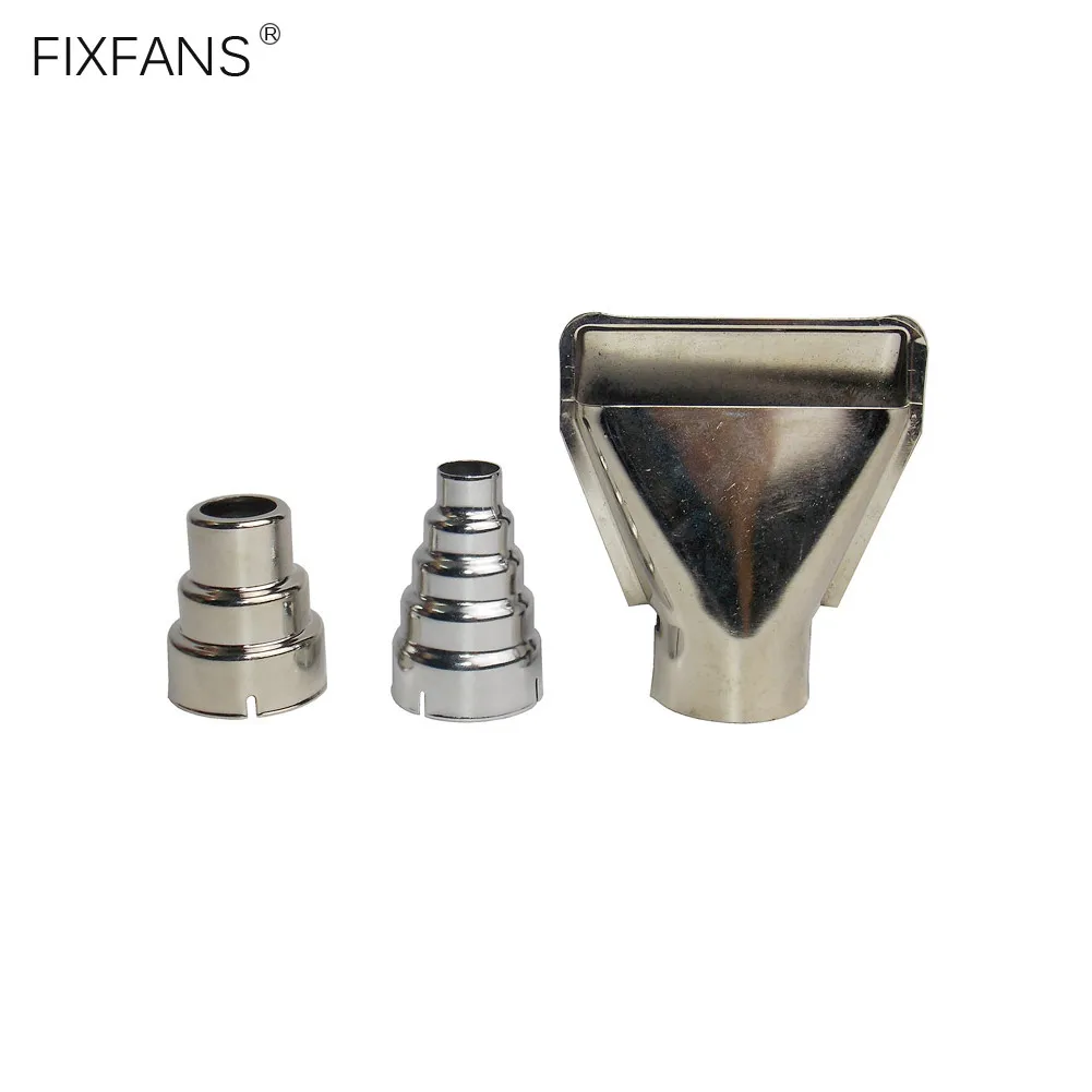 3Pcs 36mm Stainless Steel Heat Gun Nozzles Kit for Hot Air Gun Soldering Station Nozzle Tool Heat Gun Nozzle Attachments