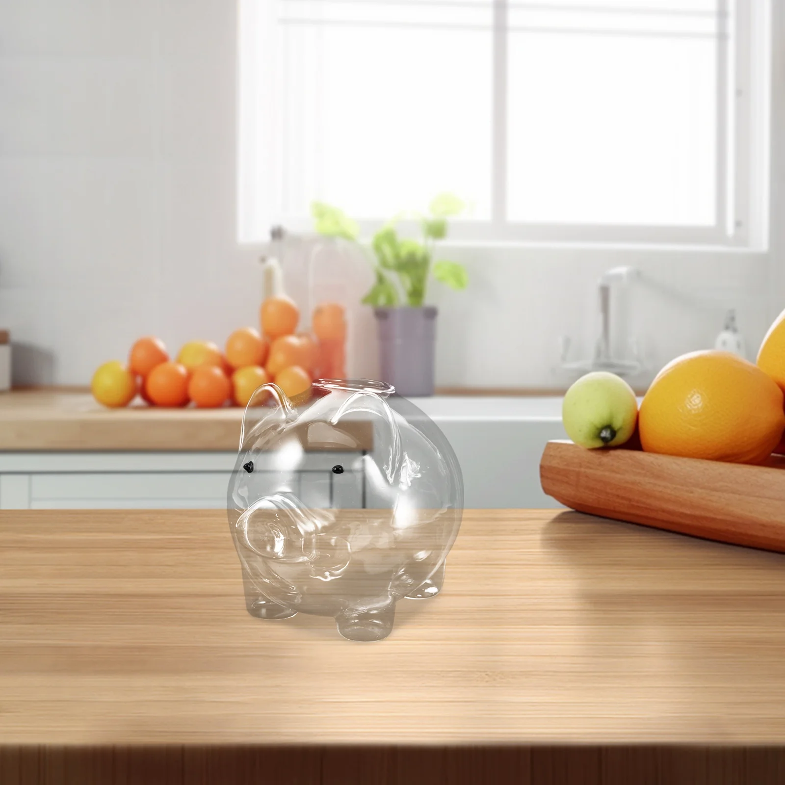 

Pig Glass Cup Clear Cocktail Drinking Glass Creative Barware for Orange Juice Wine Coffee Clear Drinking Cup Bar Glassware