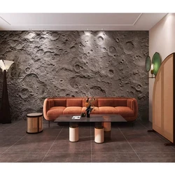 Wall decoration family decoration cultural stone Lunar Stone Natural Crater Light Cultural Stone Background