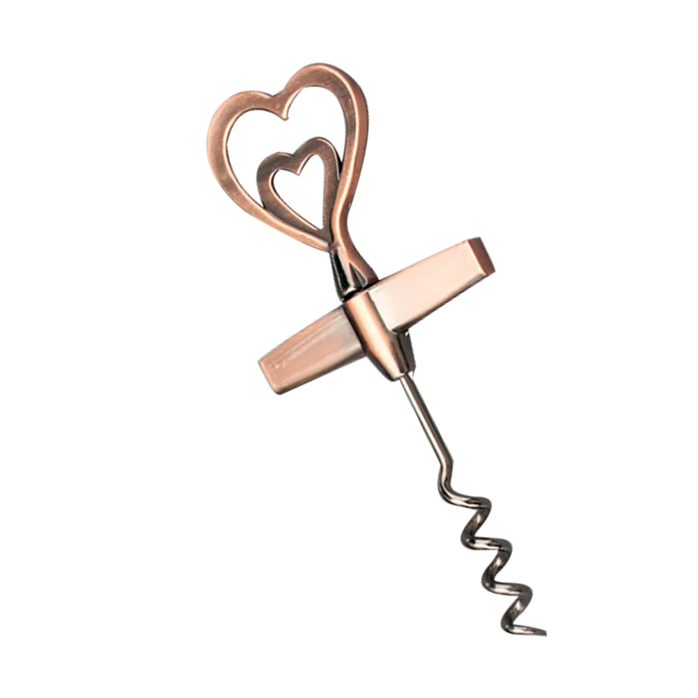 

Corkscrew Heart Shaped Multi Functional Bottle Kit Corkscrews For Bottles Bottle Lid Tool Drinking Opener Pocket