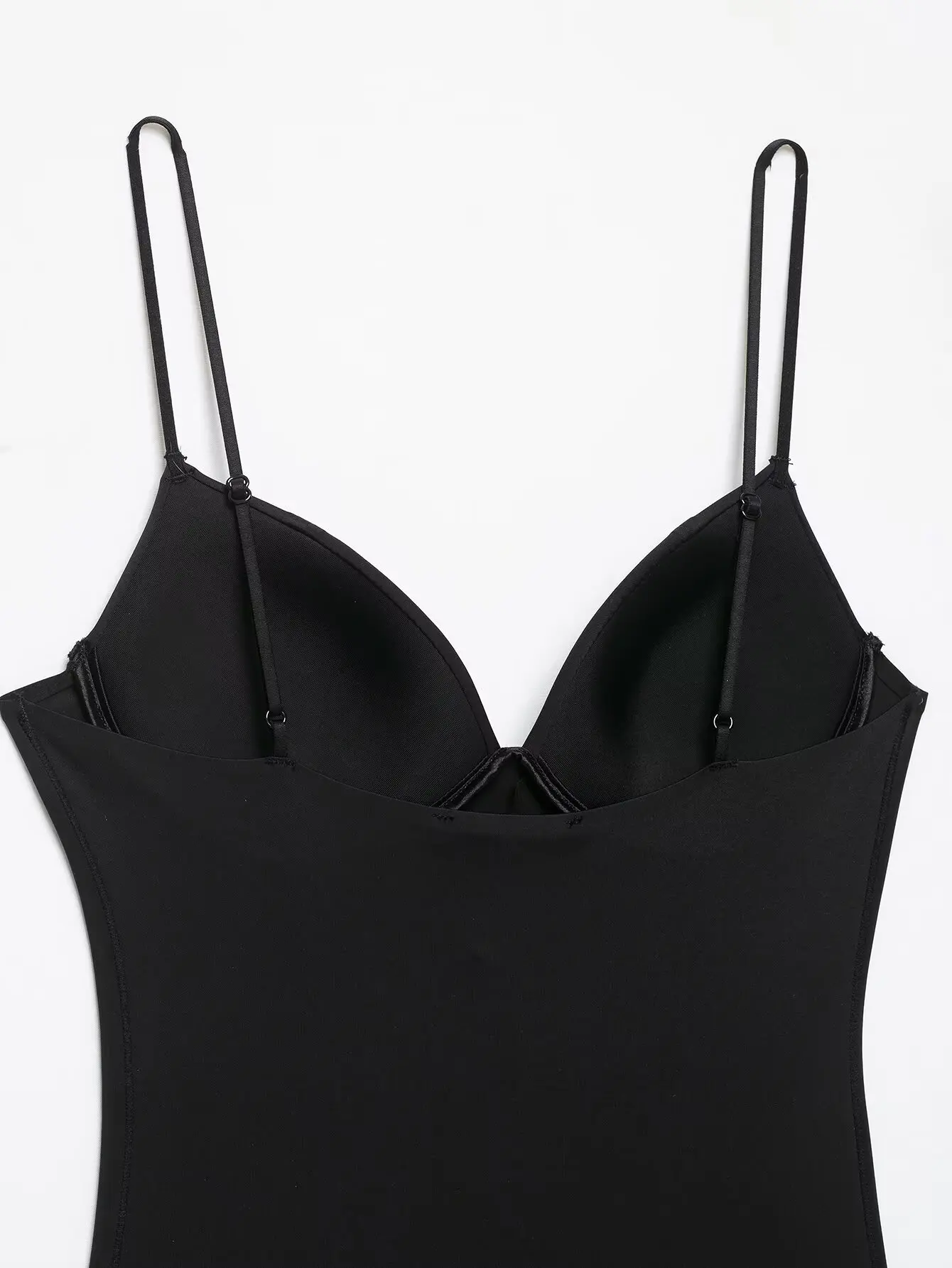 TFMLN Sommer Damen Bodysuit mit Herzausschnitt, ärmellos, einfarbig, Trägerlos, Thong, Body Shaper, Alltagskleidung, 2026 Neu – Detail 6