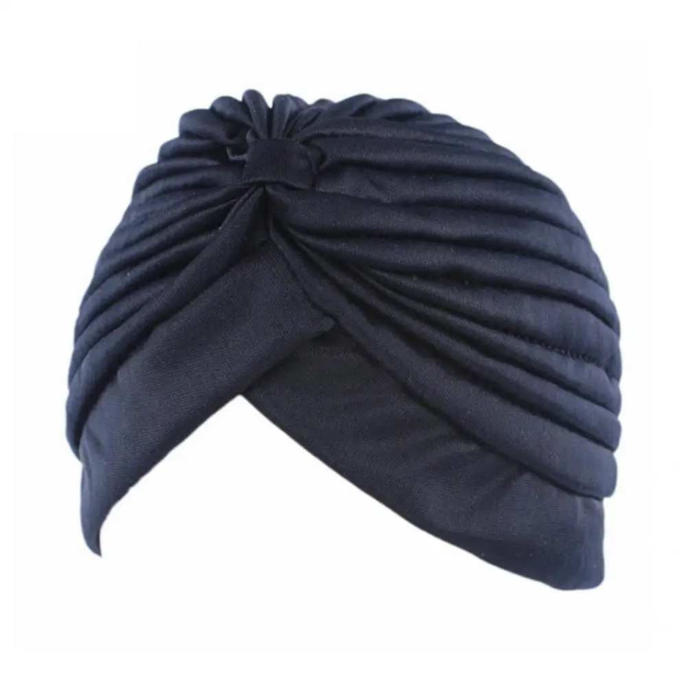 Women Hat Ladies Beanie Hat Headdress Comfy  Popular Brimless Pure Color Beanie Headwrap