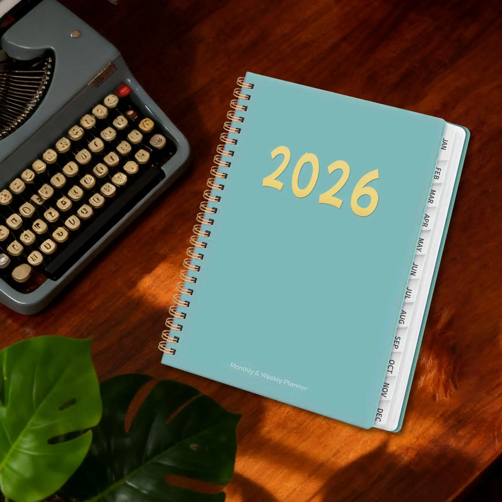 2026 pianificatori Programma rilegato a spirale da 12 mesi 2026 Agenda mensile settimanale per la scuola Studente accademico Donne Insegnante Famiglia Casa