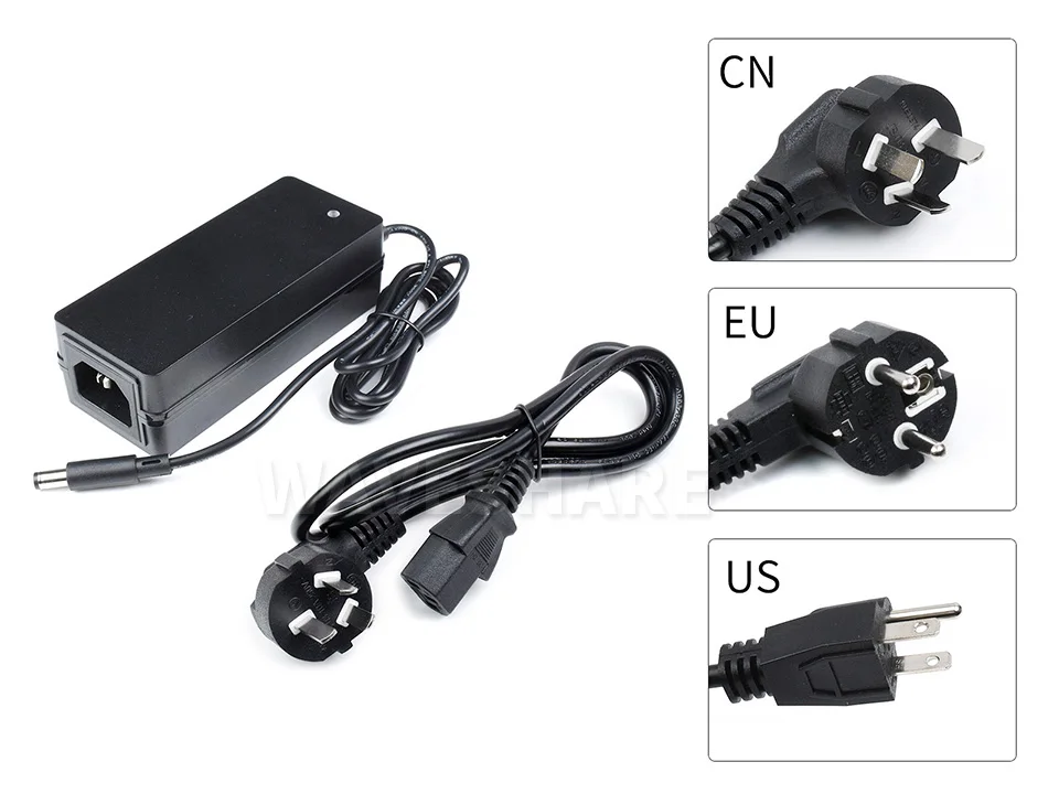 อะแดปเตอร์จ่ายไฟ cn/us/eu, 45W, 19V/2.37A, OD 5.5mm, ID 2.5mm, ปลั๊ก DC