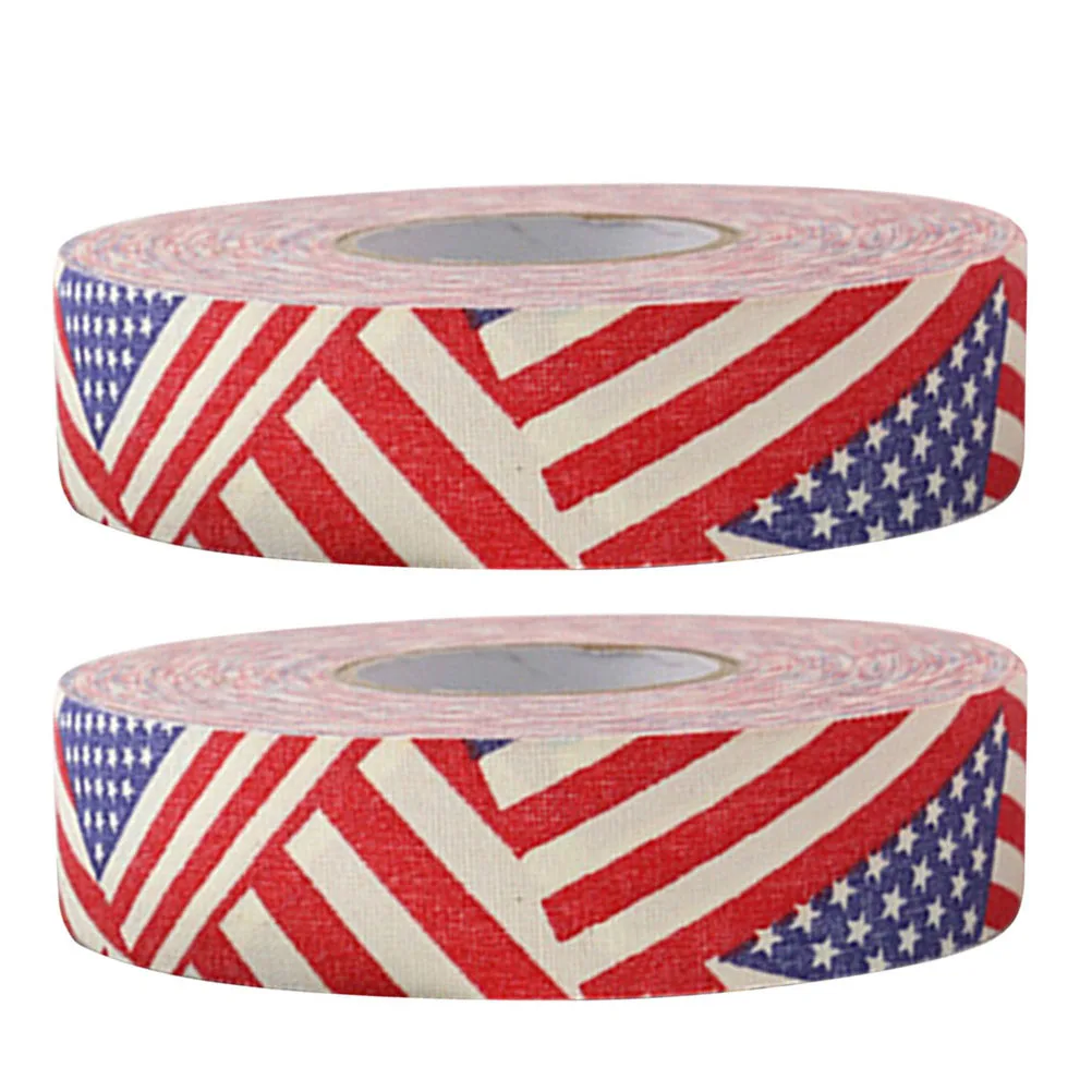 2 لفات شريط الهوكي الاحترافي القابل للإزالة المحمولة المضادة للانزلاق هوكي الجليد مضرب الشريط واقية الرياضة التفاف شريط مريح #5