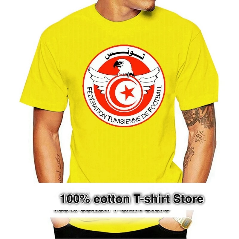 Tunisia 2024 T Shirt Men  Legend Soccers 2024 Man Op Neck Designer Adults Casual Tee Shirt Fitted T Shirts