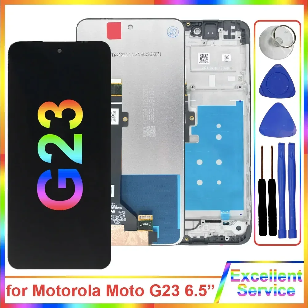 100% Tested LCD for Motorola Moto G23 XT2333 LCD Display Touch Screen Digitizer Replacement for Moto G23 XT2333 XT2331-1 LCD