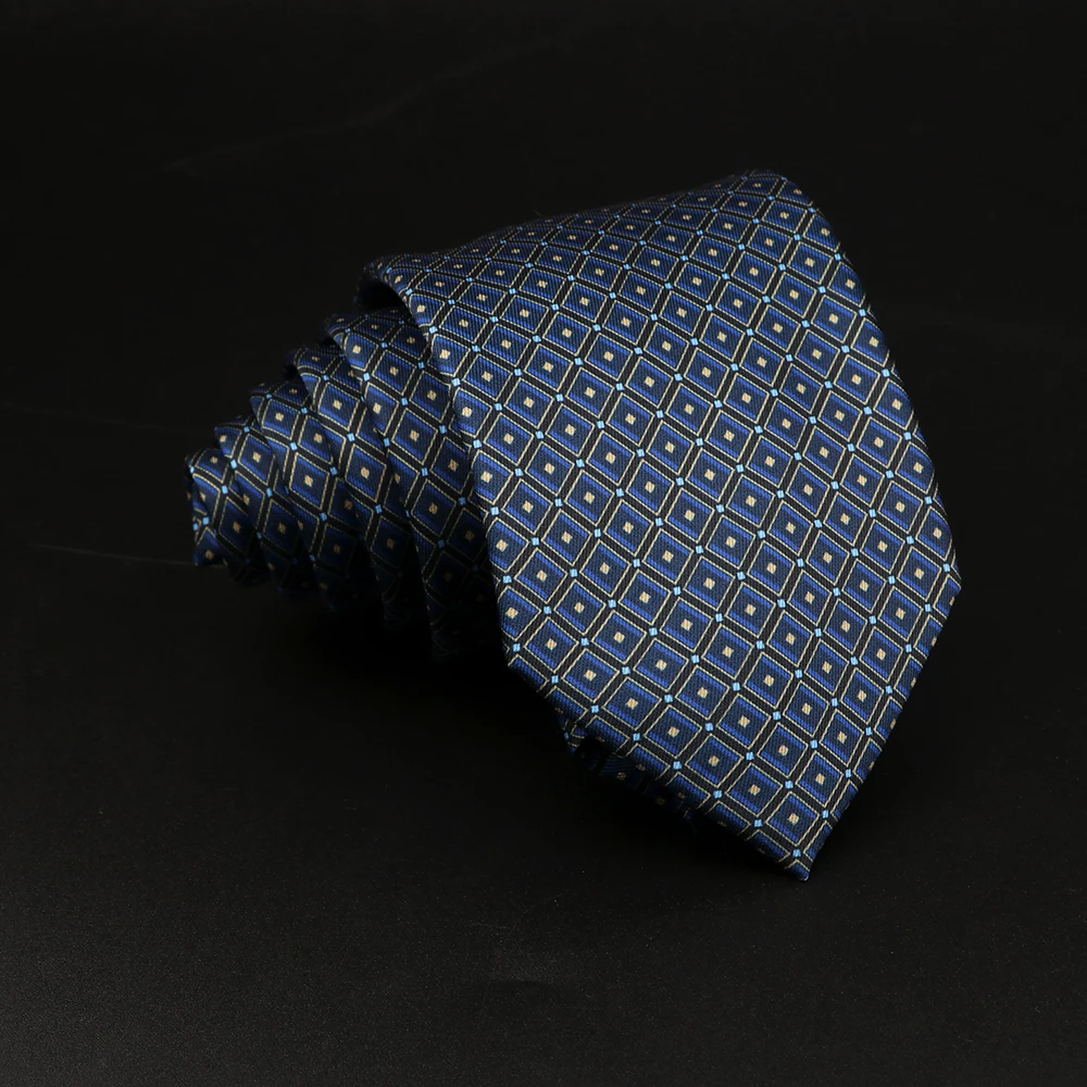 New Fashion Men\'s Soft Slik Tie 7.5cm Blue Necktie Green Orange Gravatas For Men Paisley Floral Fit Wedding Workplace Suit Shirt