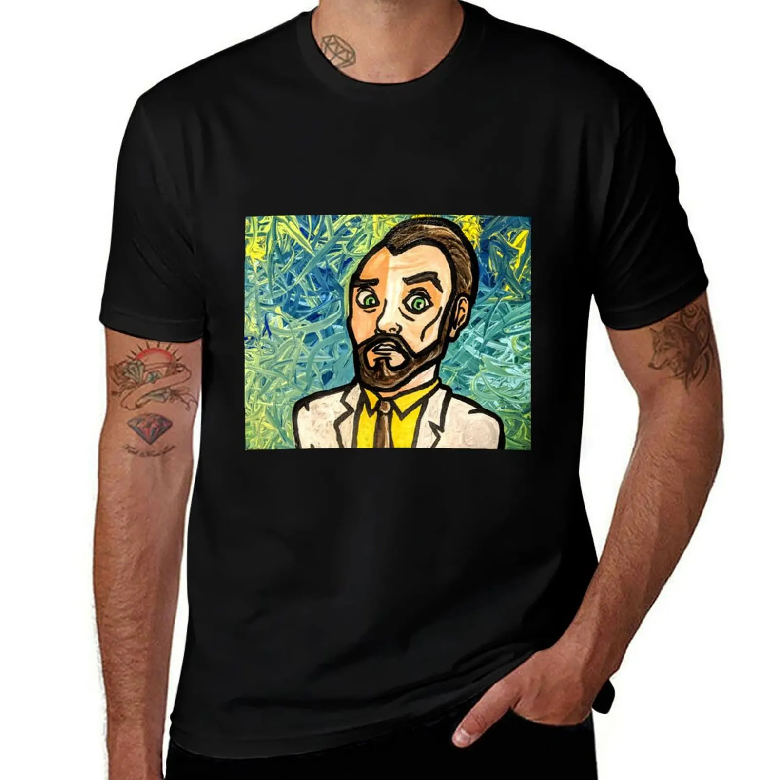 Krieger T-Shirt Casual Loose Fit Summer Tee Shirt T-Shirt