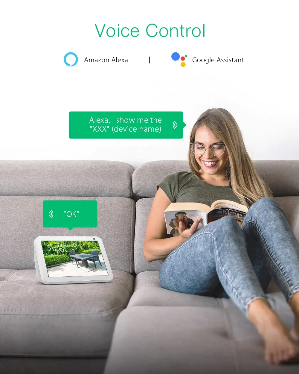 كاميرا واي فاي IP 2 ميجابكسل تتبع تلقائي خارجي كاميرا PTZ رؤية ليلية ملونة كاميرا أمان صوتية ثنائية الاتجاه تعمل مع أليكسا وجوجل