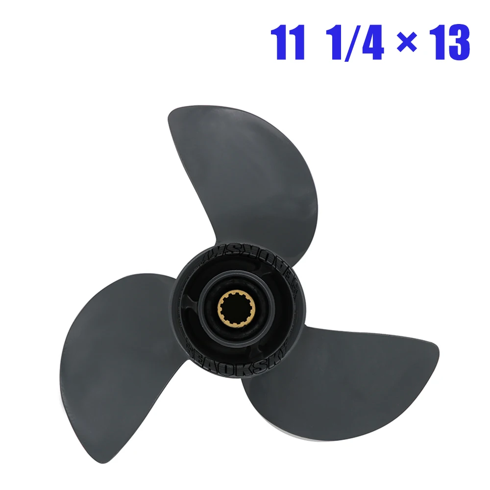 Outboard Propeller For Honda 60HP 11 1/4*13 Boat Engine Aluminum Alloy Screw 13 Spline Outboard Motor 58130-ZV5-860ZA