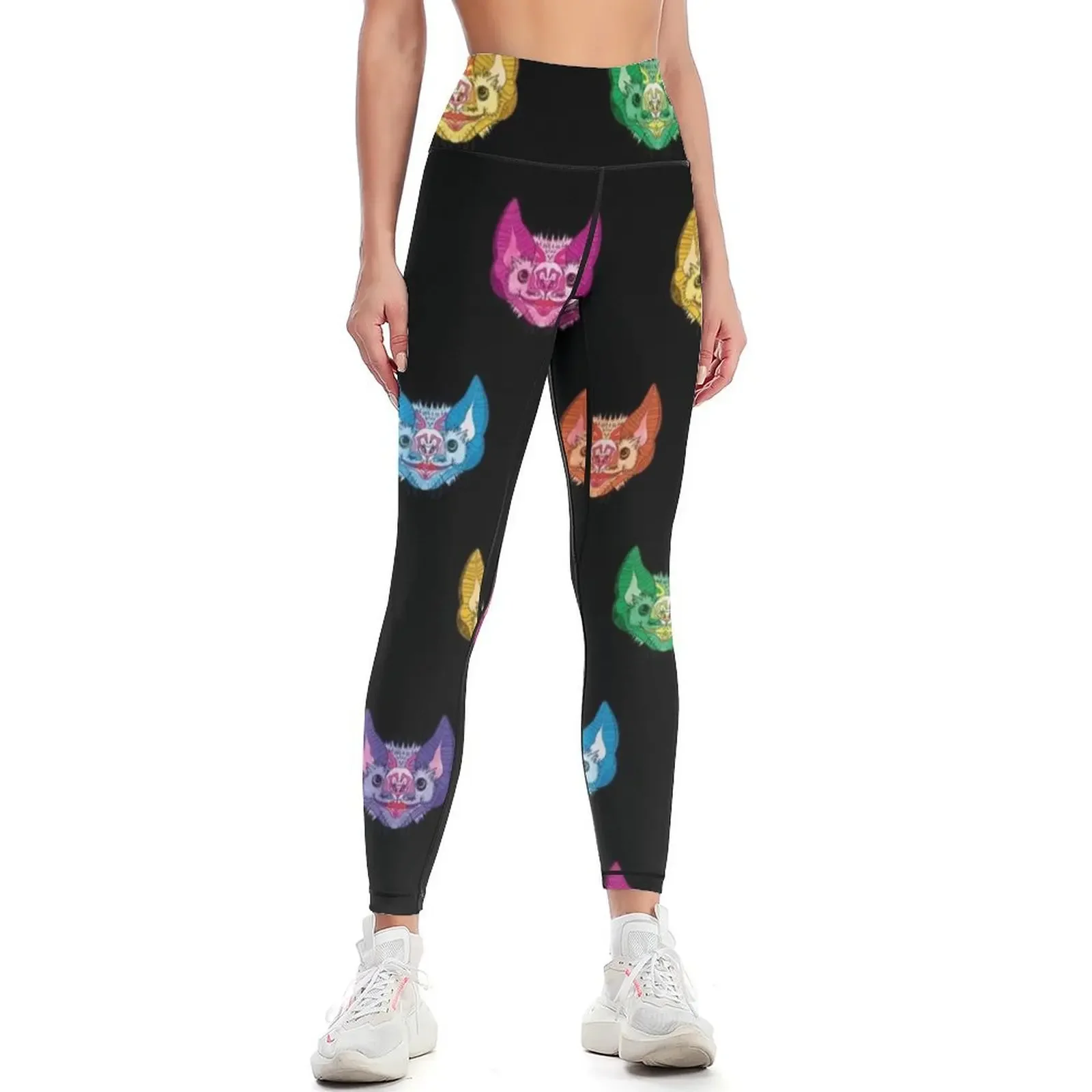 

Rainbow Bats Leggings push up fitness sports for Fitness clothing legging gym Womens Leggings