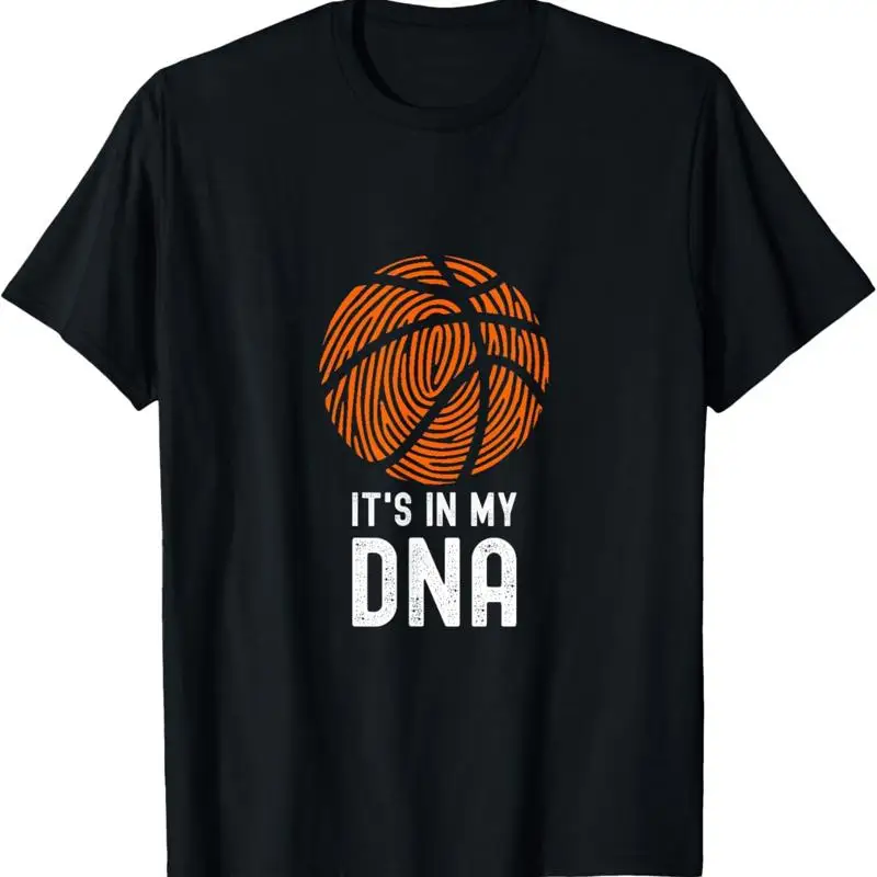 

Забавная футболка It's In My DNA для баскетболиста с мячом