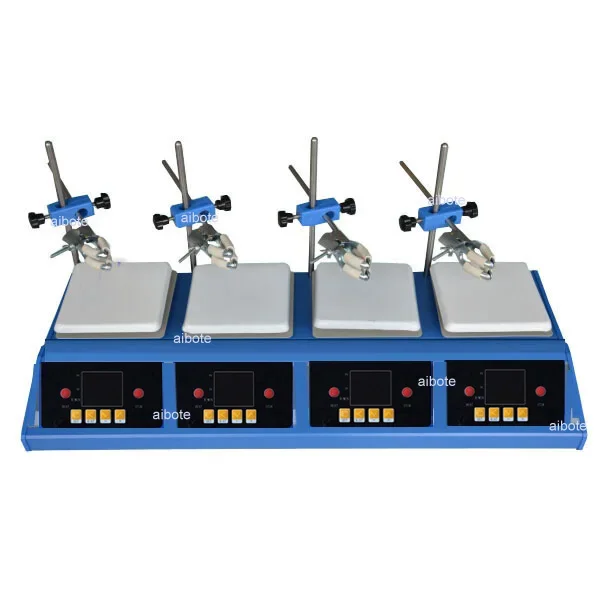 

Promotion laboratory equipment 6 positions Heating plate magnetic stirrer