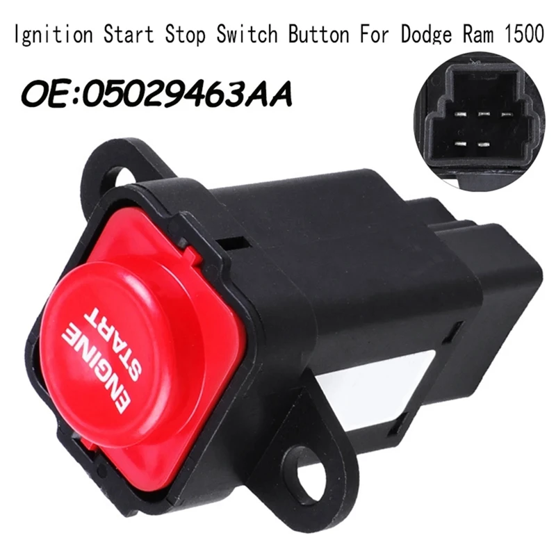 

Engine Start Stop Switch Knob Button Car Engine Start Stop Switch Knob Button 05029463AA For Dodge Ram 1500