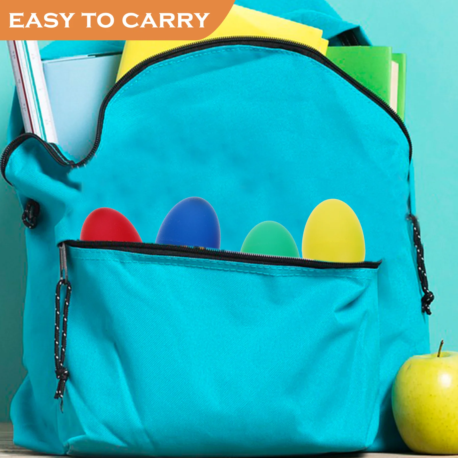 

Plastic Percussion Musical Egg Shakers Maracas Set Multicolor Durable Egg Shakers for Rhythm Work Classroom Play