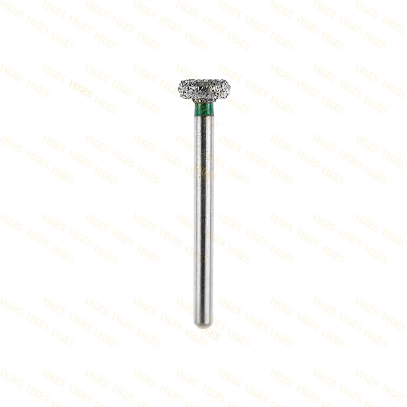 WR Type 10pcs Dental Strawberries High Speed Diamond Burs Drill Bits Dentistry Cutters Medium Emery Dentist Lab Tools