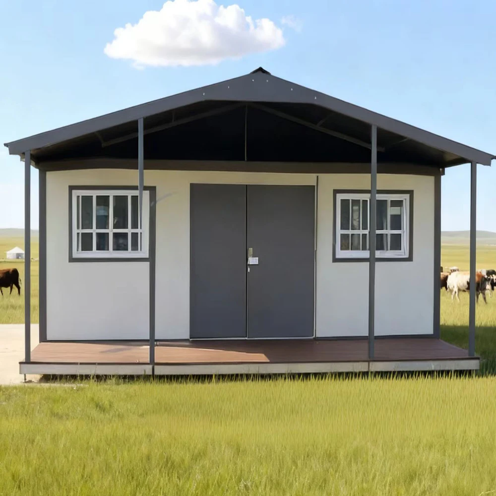 منزل قابل للطي 2026 مع منزل لوحة Sunny Mobile Prefabricated، 20/40 قدم مع غرفة نوم