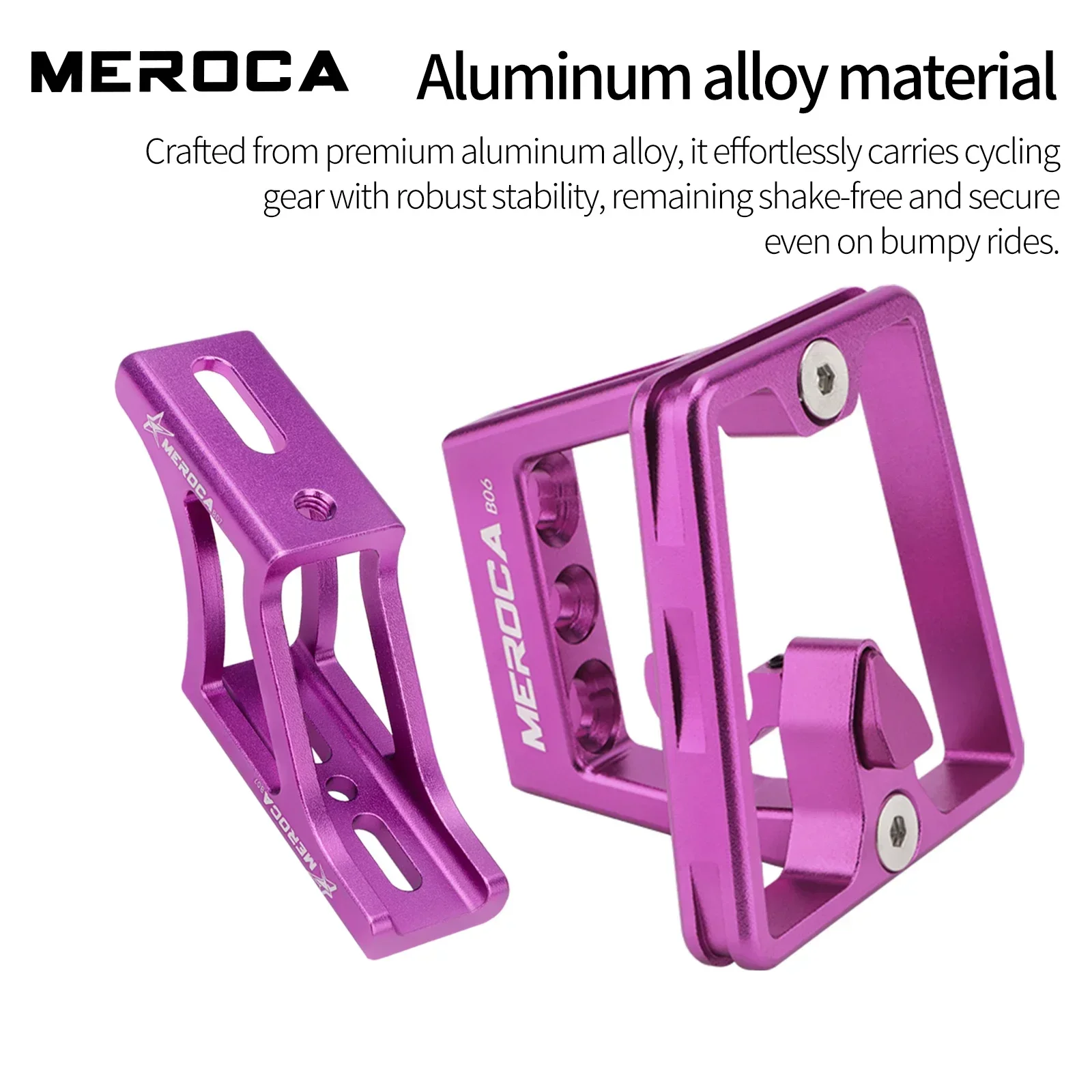 AliExpress NONE MEROCA Folding Bike Front Bag Raised Base Aluminum Alloy Front Carrier Mount Adapter Raiser for Dahon Brompton Folding Bike
