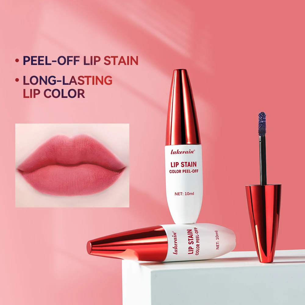 リップステインピールオフマット口紅唇用スティック 24 時間耐水口紅送料無料格安リップグロスメイクアップインク