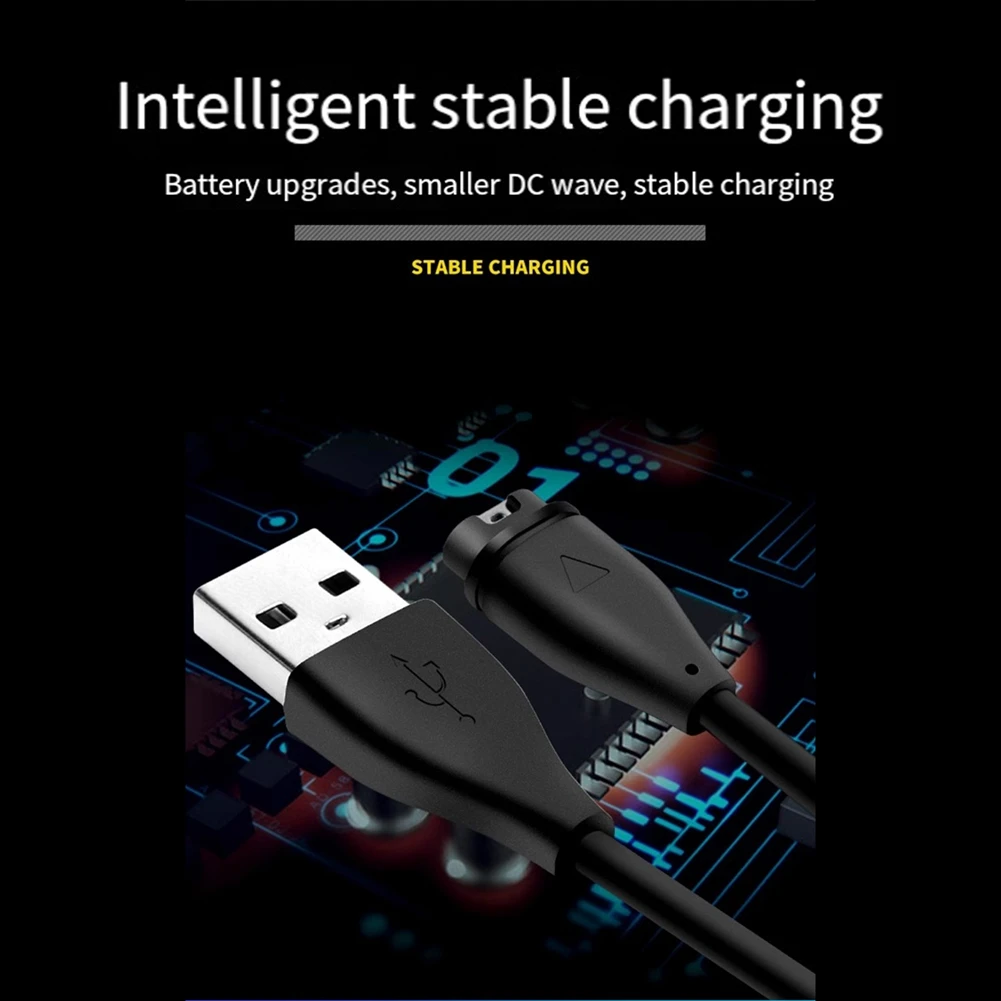 コネクテッドウォッチ用の強化された充電ケーブル,Garmin fenixシリーズ245,スポーツ時計,耐久性,超微細仕上げ