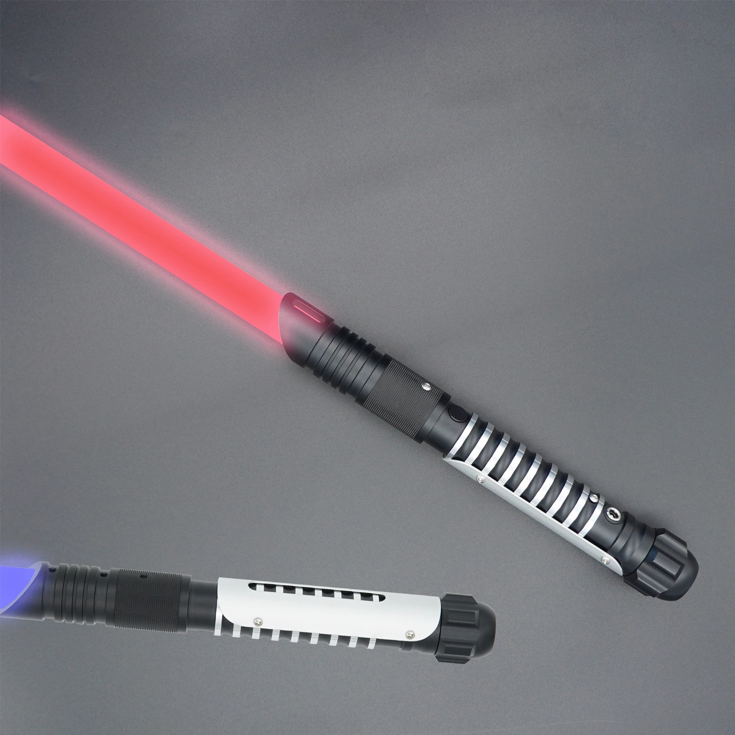 High Quality Aluminum Alloy Grip Lightsaber Realistic Sound Effect Multi-Color Laser Sword Children's Toy Gift