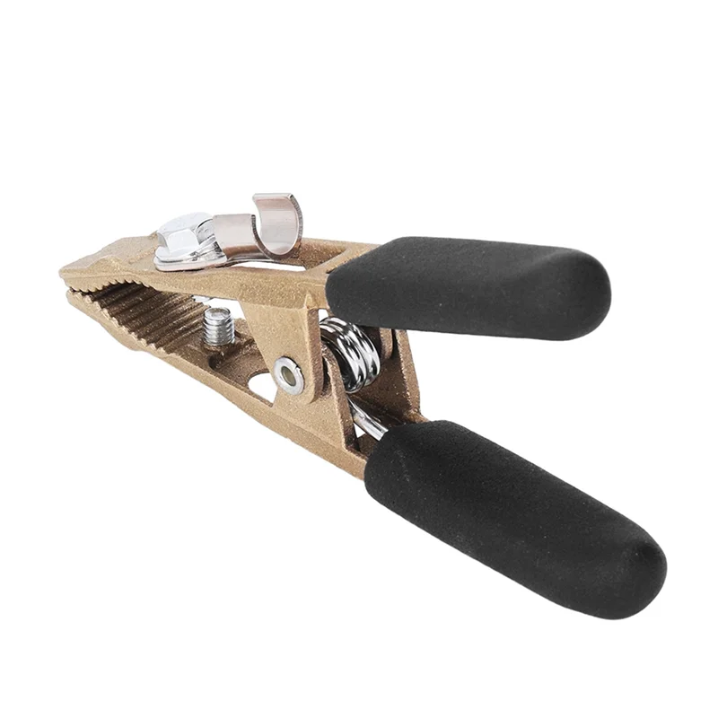 AT21-lasgrondklem 260A messing materiaal 40 mm opening elektrische werkklem voor gas afgeschermd lassen en stalen constructies