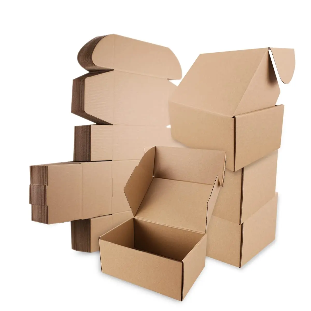 

Anti-Impact Shipping Boxes, 12" x 9" x 4", with Exquisite Sealing Label for E-Commerce and Secure Packaging