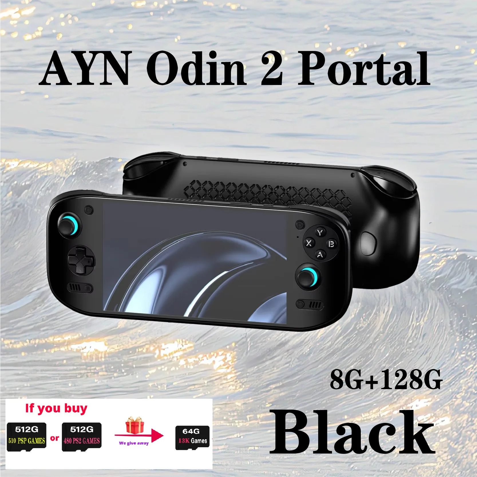 Ayn Odin 2 Portal Odin 2 Handheld Game Console 8G+128G 8Gen2 7