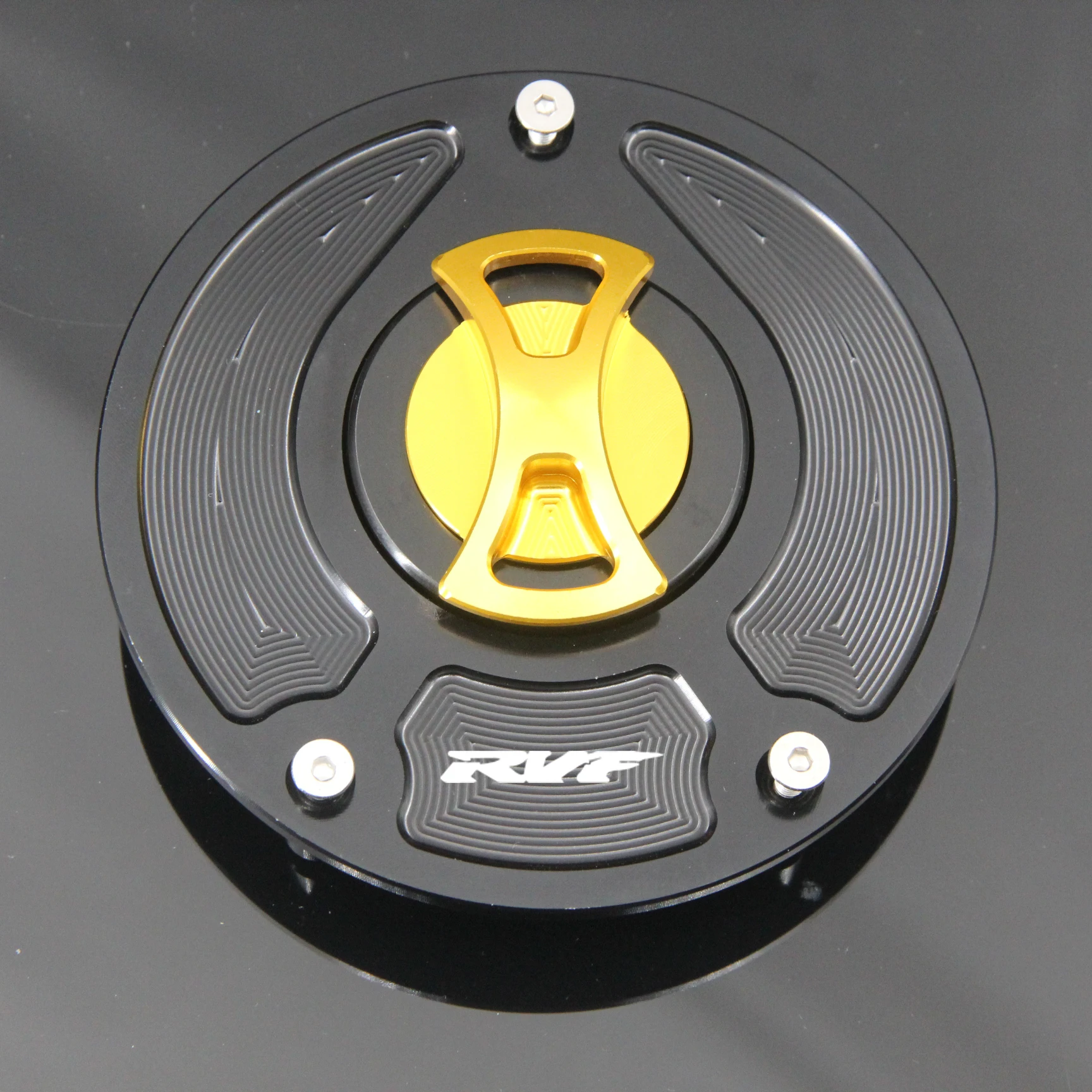 

Keyless Motorcycle Fuel Gas Tank cap Cover For Honda RVF 400 All Years