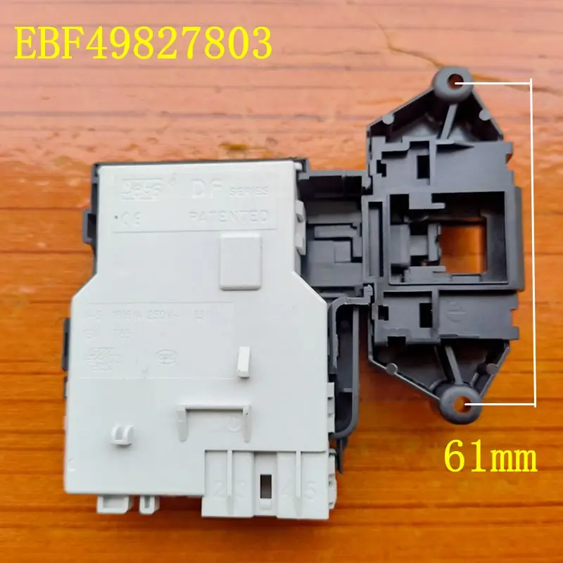 nuovo interruttore serratura porta lavatrice per LG F01Q WD-A12355DS EBF 49827803   parti medie della serratura della porta della lavatrice a tamburo