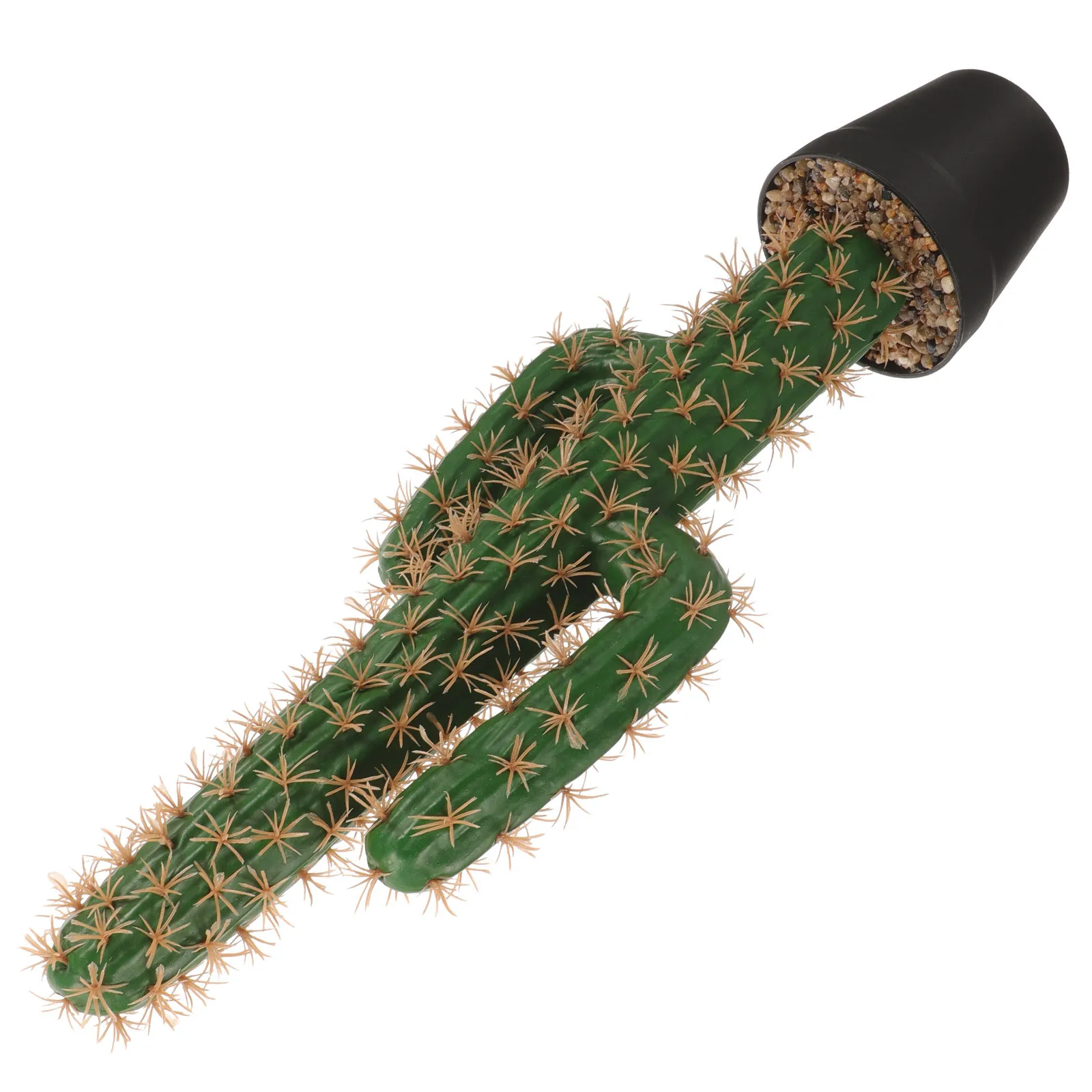 

Artificial Saguaro Cactus Big Potted Plant Simulation Fake Succulent Bonsai Decor Indoor Outdoor Tabletop Garden Ornament