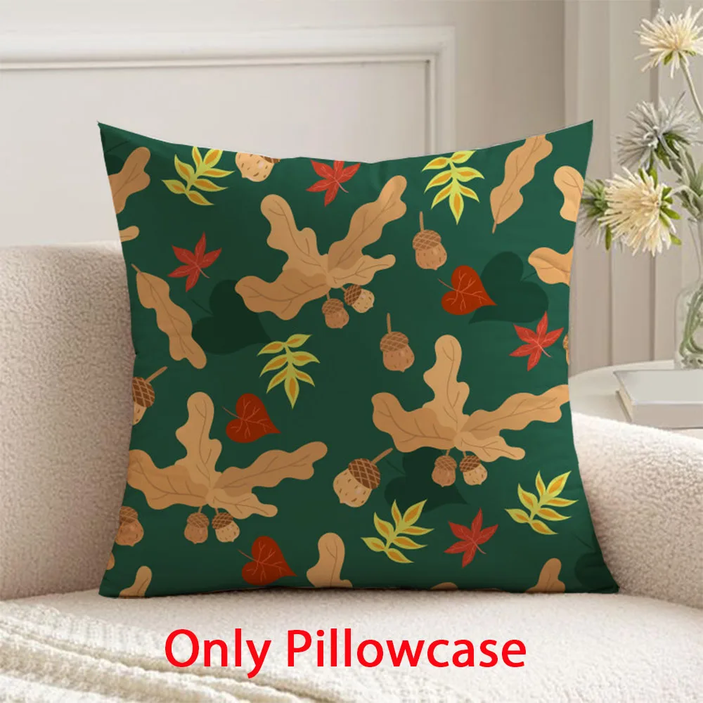 

Autumn Pillow cover decorative 45x45 cushions cover for Pumpkin pattern pillow case Harvest Festival Thanksgiving Day decor
