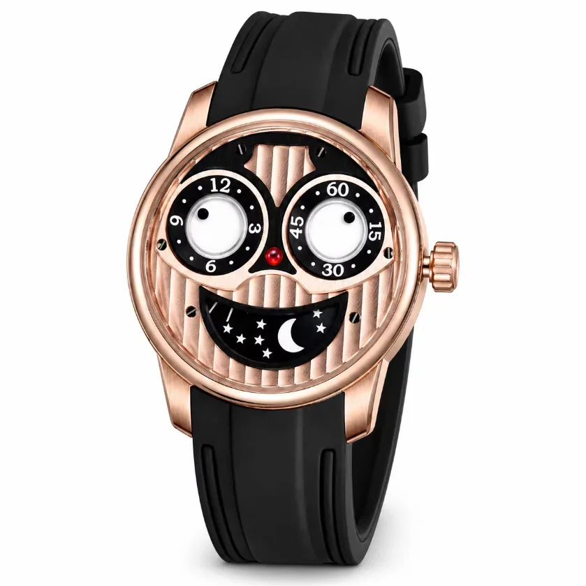 OBLVLO Men Automatic Watch 42mm Mechanical Wristwatch Luminous Sapphire Mirror 50m Waterproof Joker Dial Small Dials Can Work