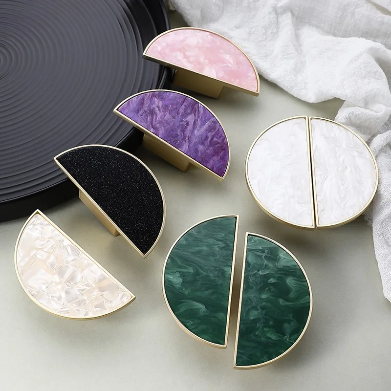 Nordic Wind Bird Cabinet Door Handle New Chinese Style Double Shell Drawer Cabinet Door Cabinet Door Handle