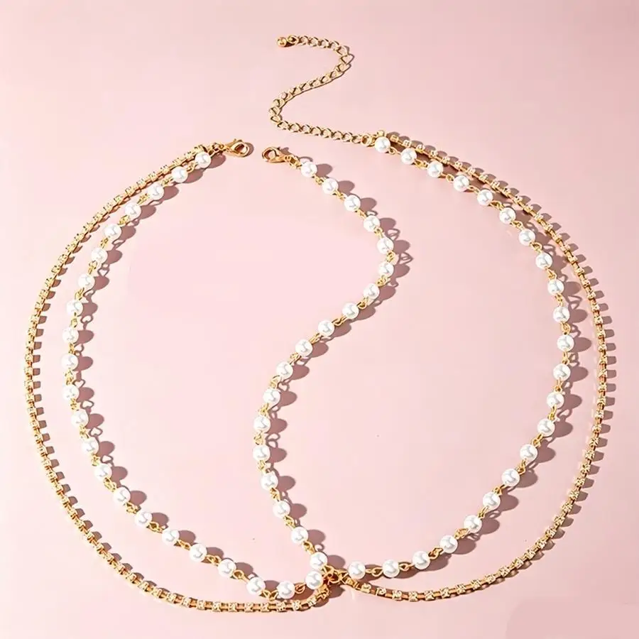 1/5/10/20/50/100pcs Women's Fashionable Minimalist Style Alloy Square Rhinestone Multi-Layer Headpiece, Vintage Elegant Head Cha