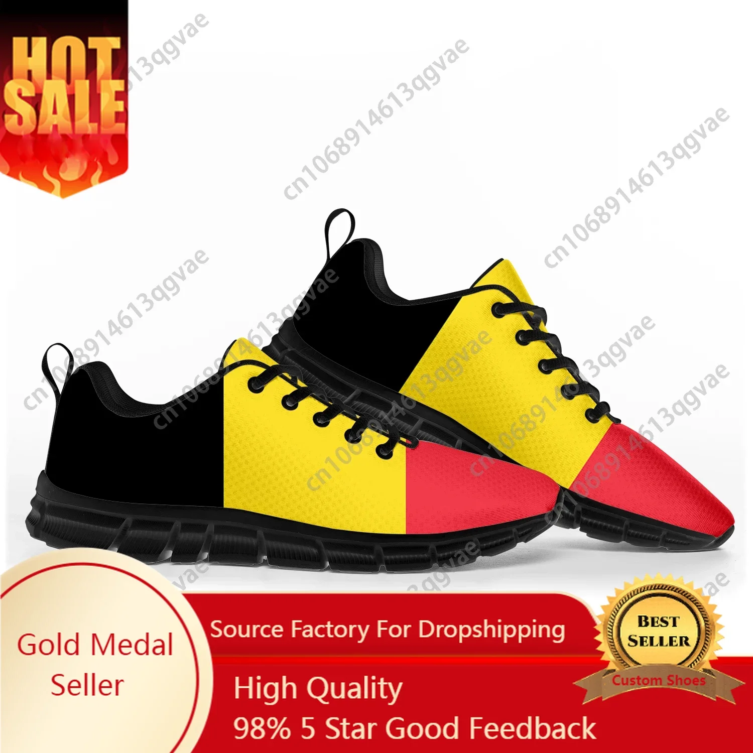 Belgian Flag Sports Shoes Mens Womens Teenager Kids Children Sneakers Belgiam Casual Custom High Quality Couple Shoes