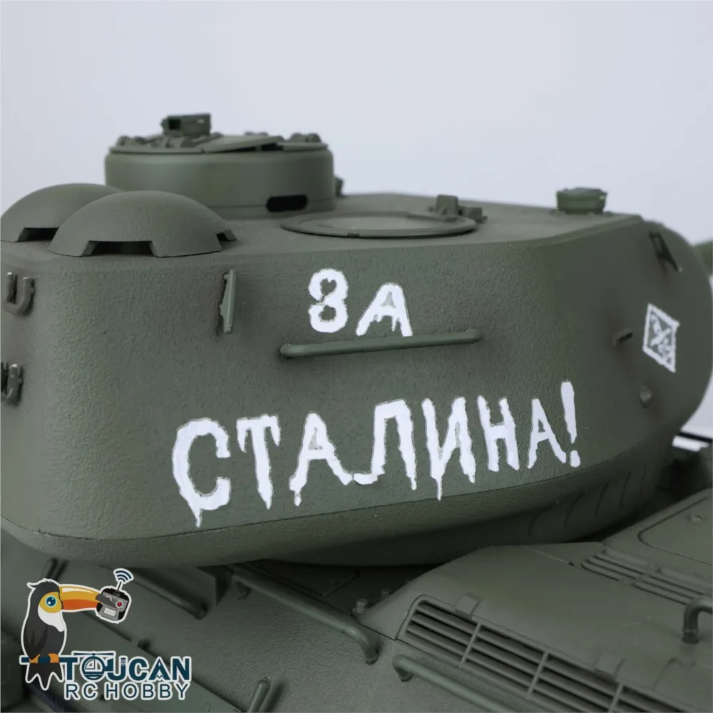 1/16 Scale HENG LONG 7.0 Upgraded Soviet T34-85 RC Tank 3909 Metal Tracks Idler Bearing Gearbox Speaker Toucan Toys for Boys