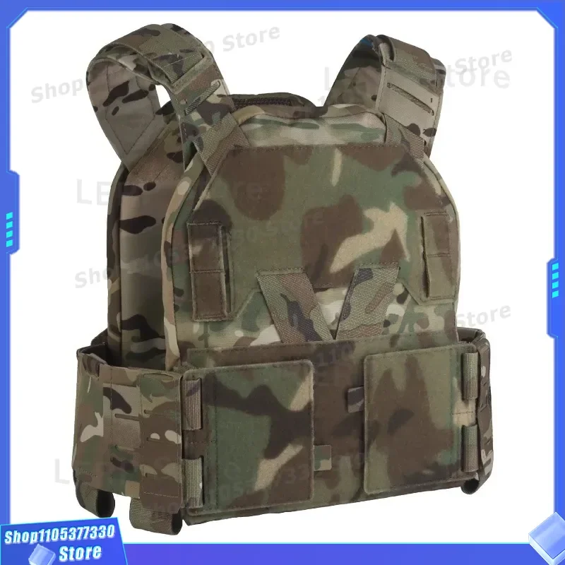 Upgraded Molle Tactical Vest for Survival Game Low Visibility KZ Combat Gear Outdoor Military Style Airsoft Paintball
