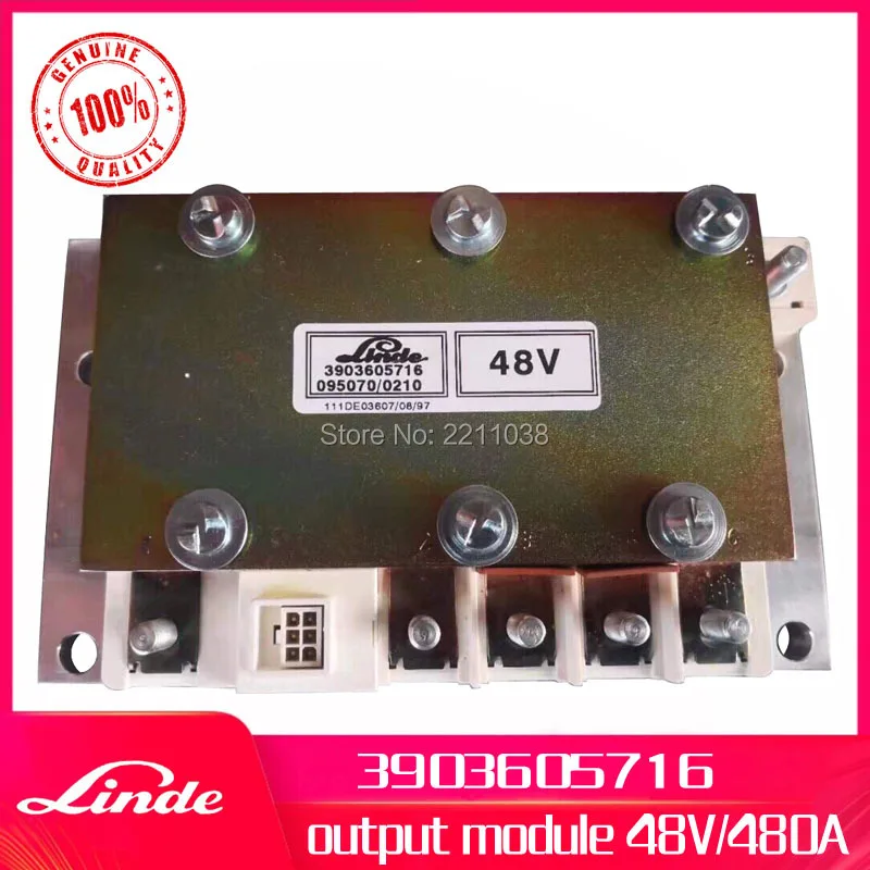 

Linde forklift genuine part 3903605704 or 3903605716 output module applicable to 322 324 electric truck E12/E14/E15/E16/E18