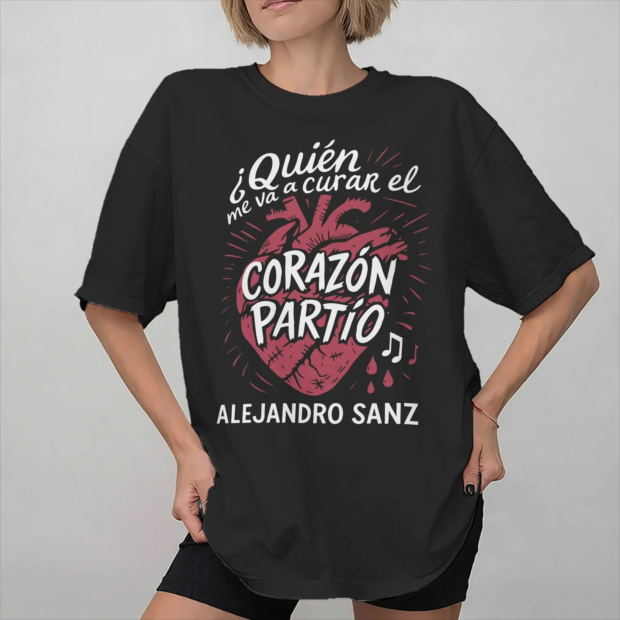 New Arrival Alejandro Sanz 2026 Concert T Shirt For Unisex  100% Cotton T-shirts Short Sleeve Tops