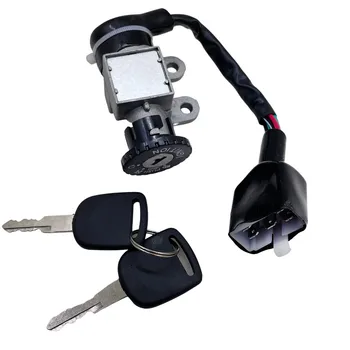 1 ensemble d'accessoires de moto pour KYMCO GY6 50 139QMB TaoTao ATM50-A-A1 4 temps, interrupteur d'allumage de Scooter, serrure avec clés