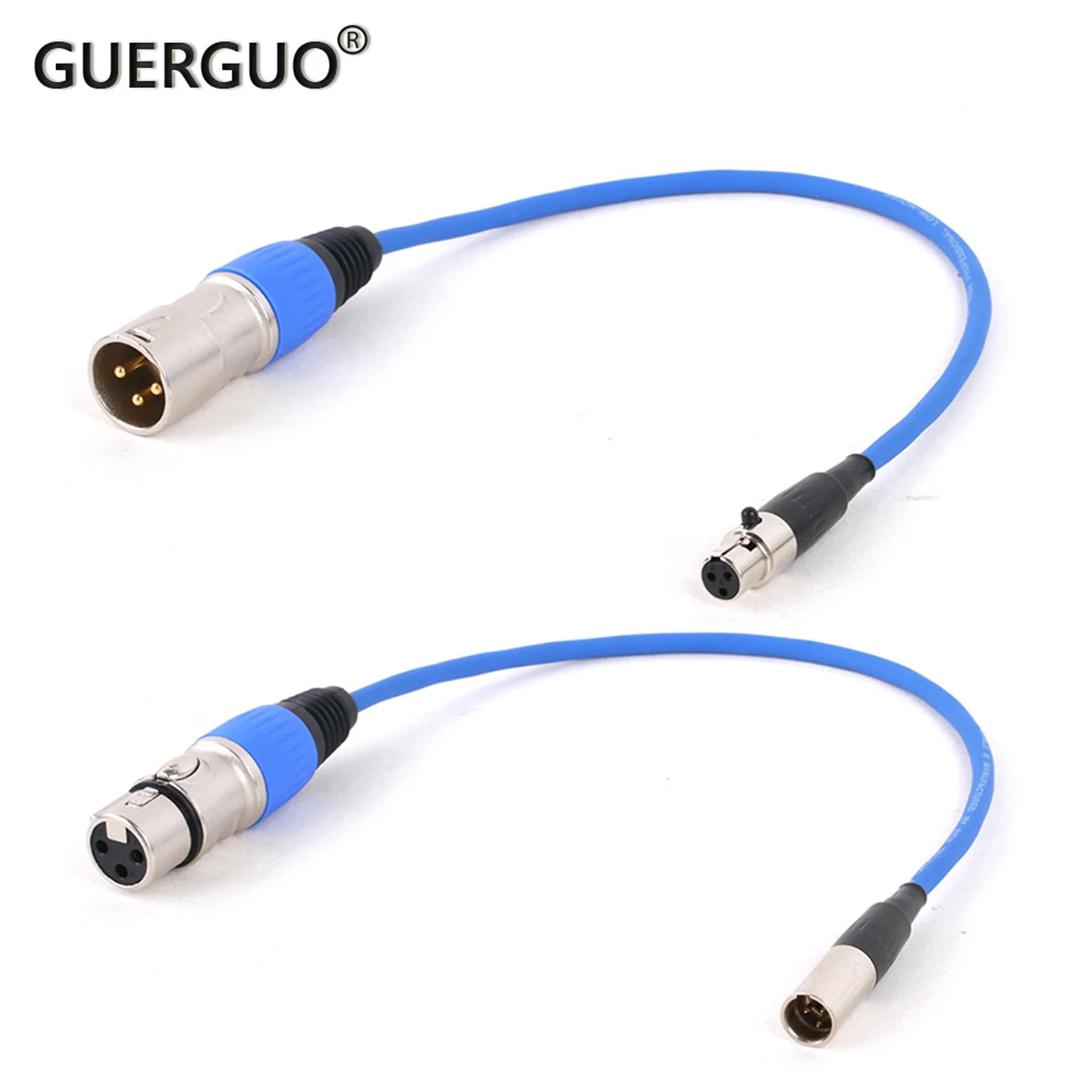 كابل محول XLR من الذكور إلى الإناث ، ميني XLR من الإناث إلى الذكور ، كابل صوت 3-Pin لـ BMPCC ، 4K ،-15M