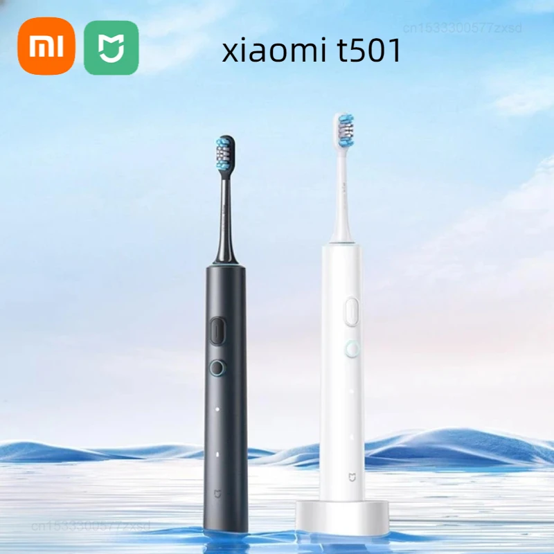 

Зубная щетка Xiaomi T501 MIJIA Электрическая зубная щетка Sonic Brush Ультразвуковая IPX7 Водонепроницаемый беспроводной очиститель полости рта