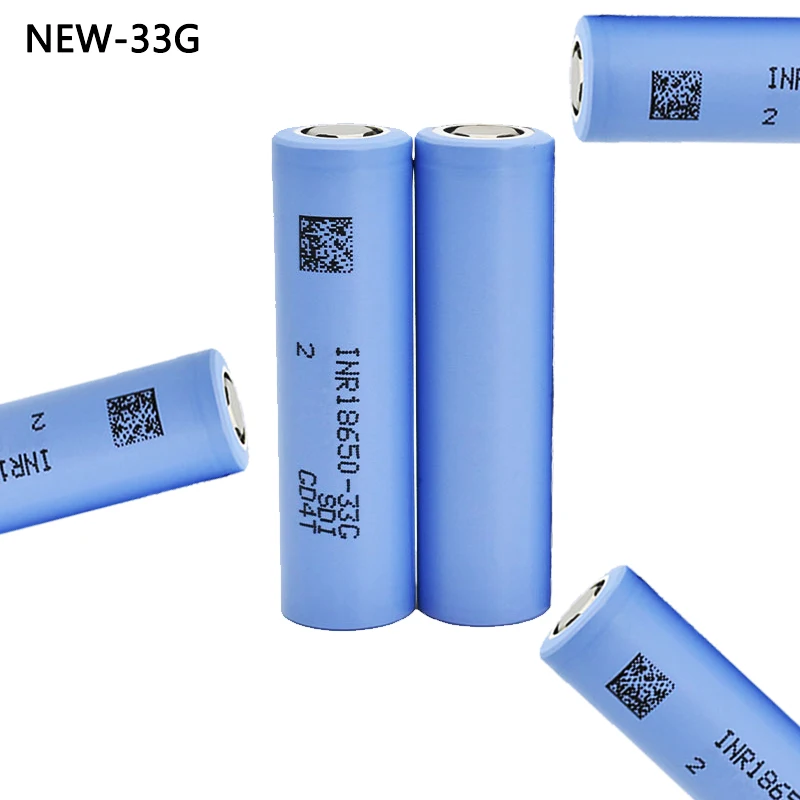 

100% Original 33G 18650 3.7V 3300mAh Battery INR Discharge 20A Dedicated for Power Rechargeable