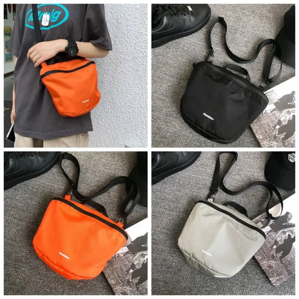 

Casual Shoulder Bag Solid Nylon Bag Korean Style Crossbody Bag Turtle Bag Large Capcity Solid Color Simple Shell Bag Outdoor