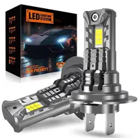 Bombilla de faro Led H7 para coche, lámpara Ultra potente de 150W, 30000LM, súper blanca, 6500K, 12V, Canbus H7, sin errores, 2 piezas