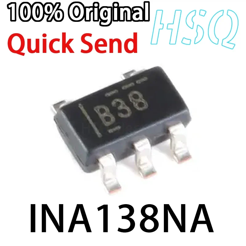 1PCS INA138NA Current Monitoring Chip INA138 SMT SOT-23-5 Screen Printed B38 Original